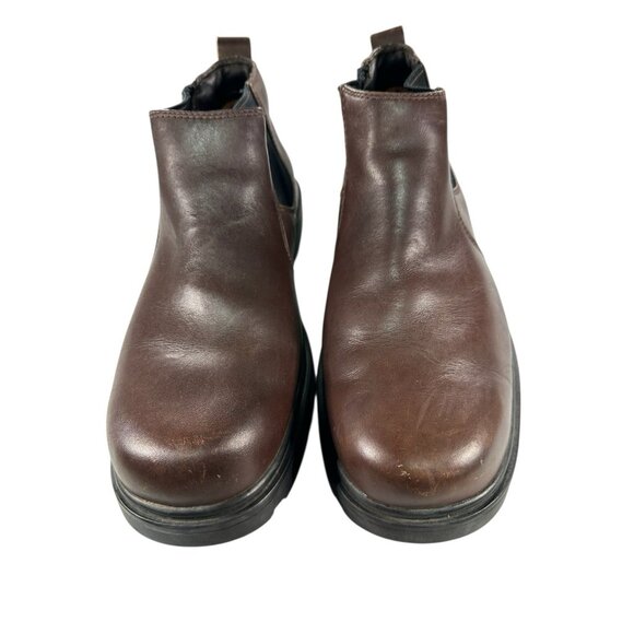 Timberland Men\'s Boots Size 12 M Brown Chelsea Anti Fatigue Slip On Grip Stick main image 4